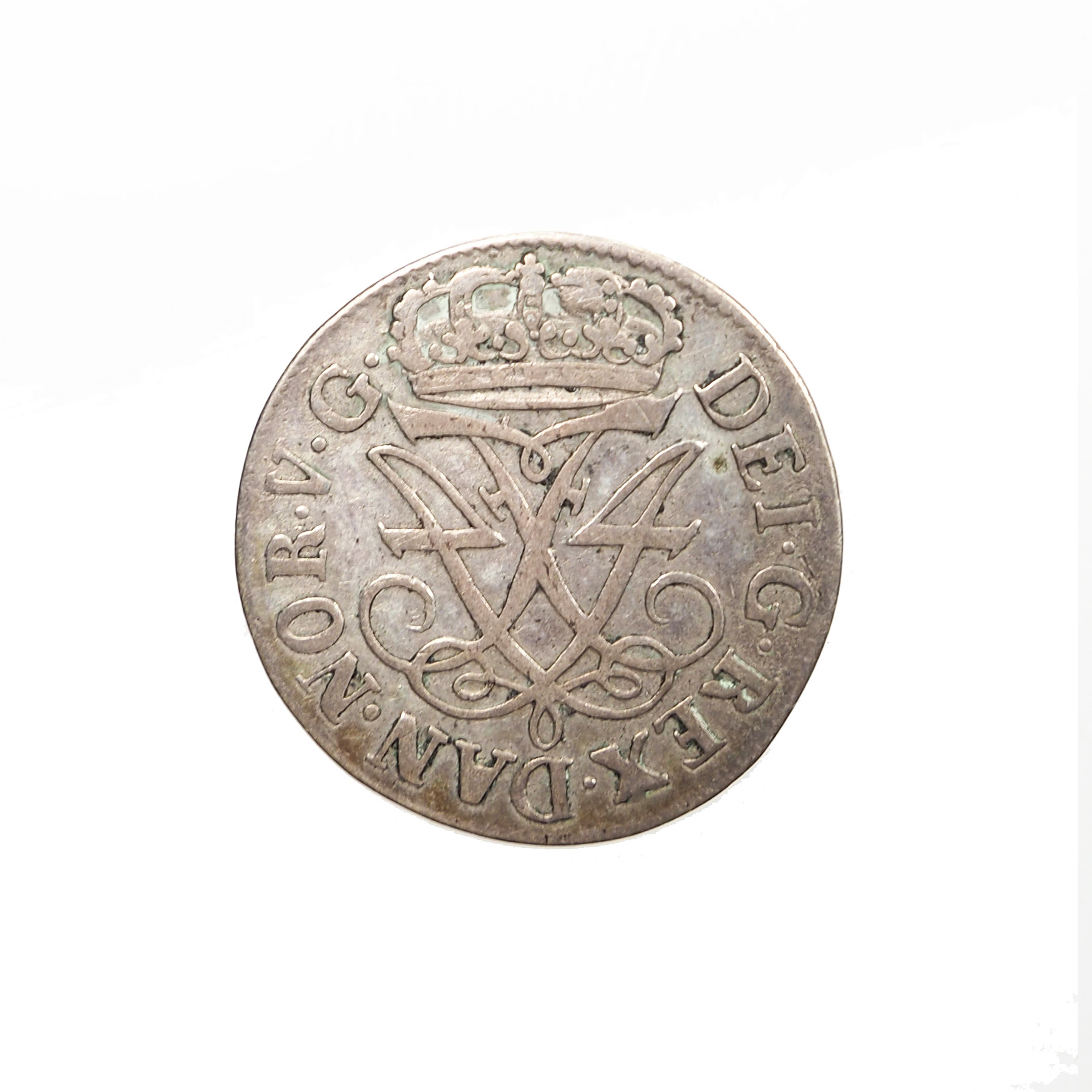 Danemark, Frederick IV, 12 Tolf skilling 1711, Argent, KM 495
