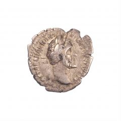Antonin le Pieux, denier frappé à Rome, PAX, RIC 216a