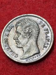 Charles X, 1/4 Franc, 1830, Paris, Argent, SUP, Patine ancienne, Lefranc164
