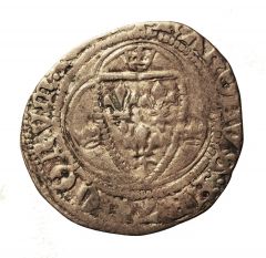 Charles VII (1422-1461), Blanc à la couronne, Toulouse, TTB, Dup.519