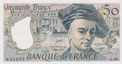 France, 50 Francs Quentin de la Tour, 1984, NEUF, Fayette 67.10