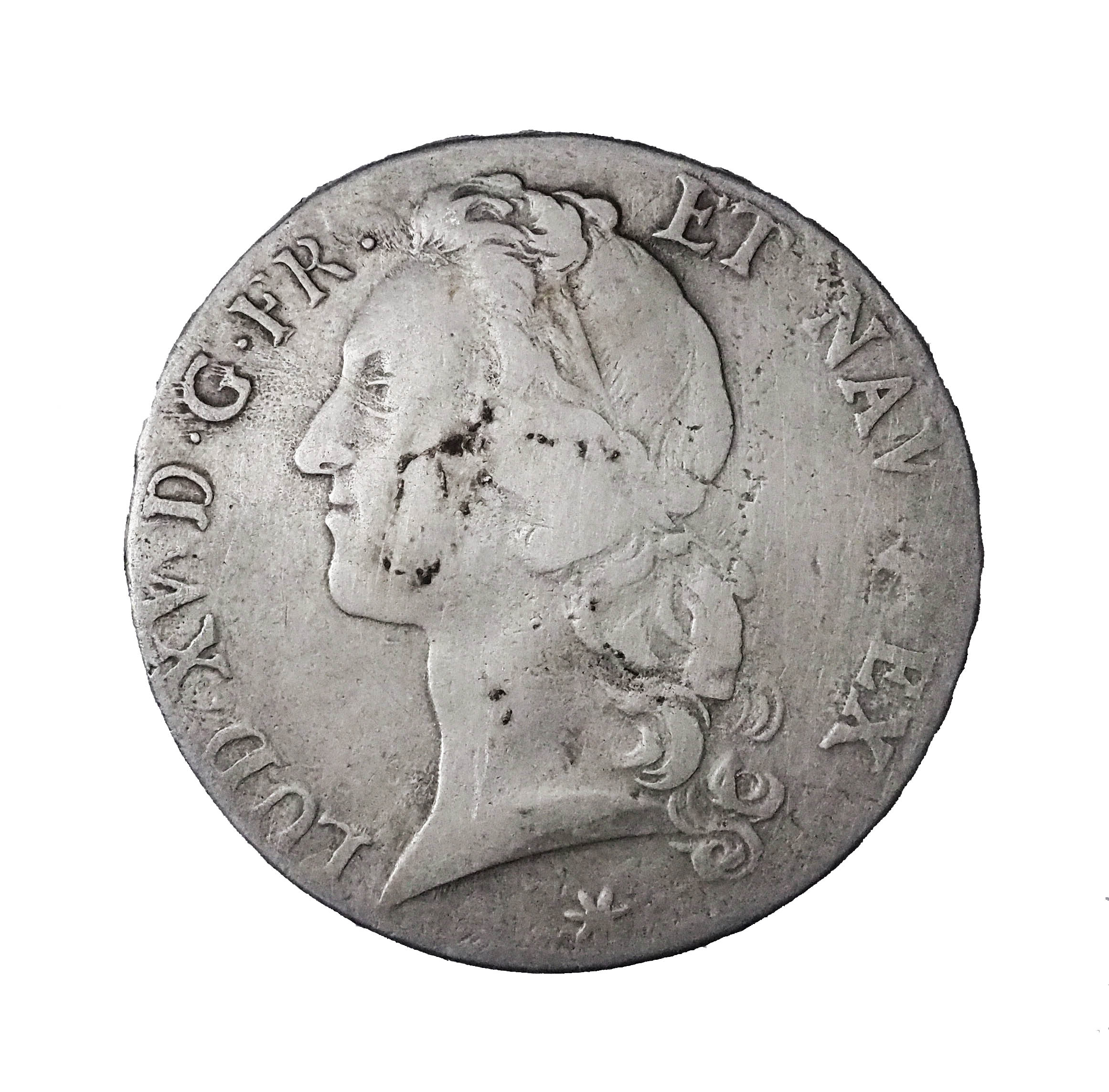 Louis XV, Ecu 1755 M Toulouse, Argent, TB+ Rare ! que 55.000 ex !